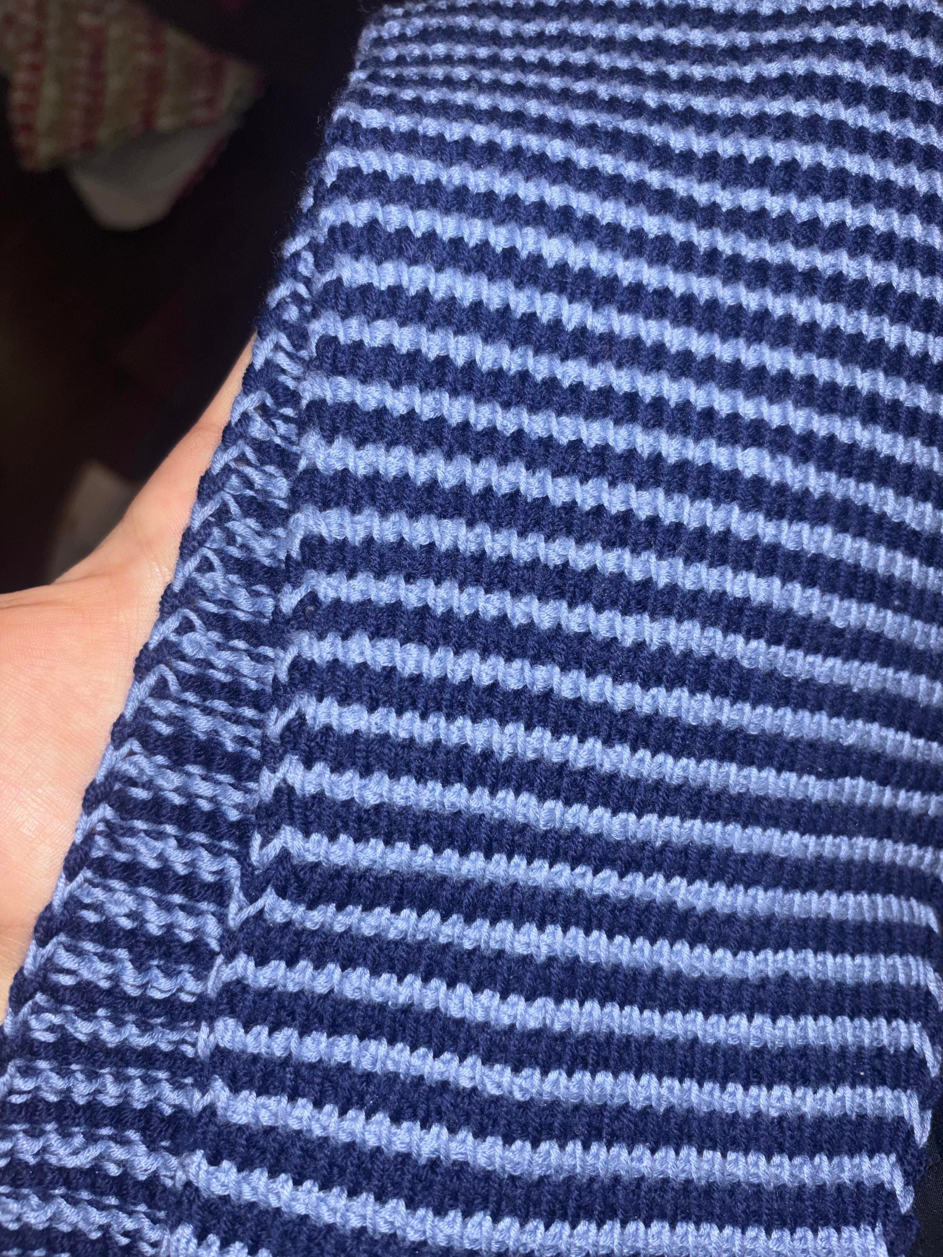 Tunisian Crochet Hood for Juliette - 1